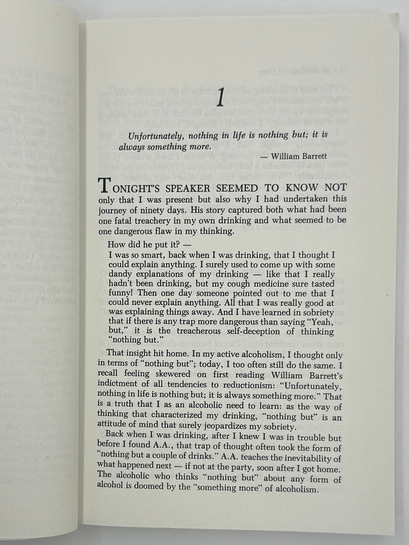 Ninety Meetings Ninety Days by Ernie K. from 1984 - Signed