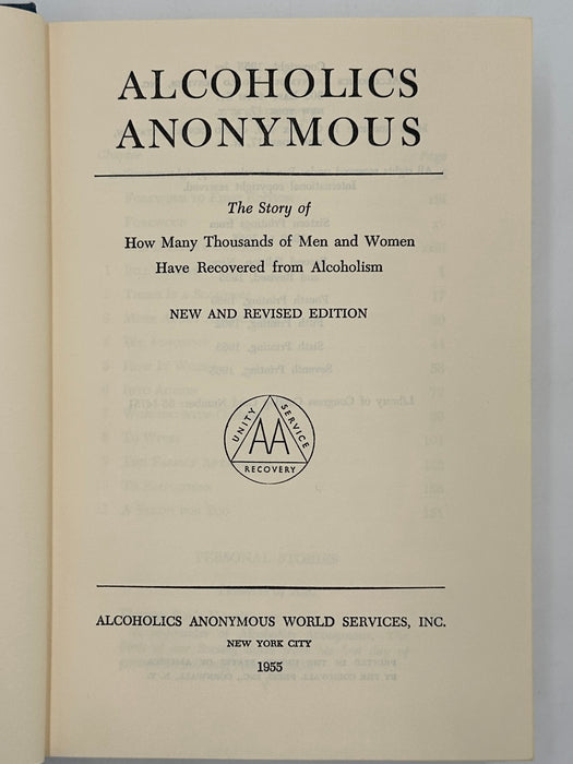 Alcoholics Anonymous Second Edition 7th Printing from 1965 - ODJ