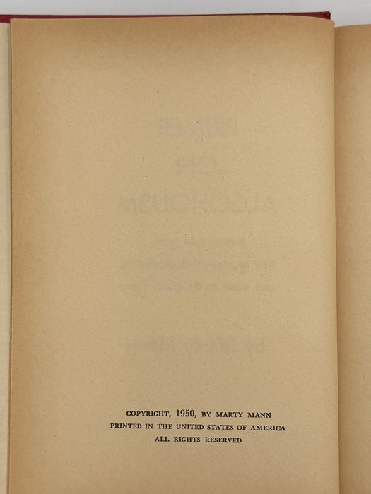 Primer On Alcoholism by Marty Mann - Fifth Printing - ODJ