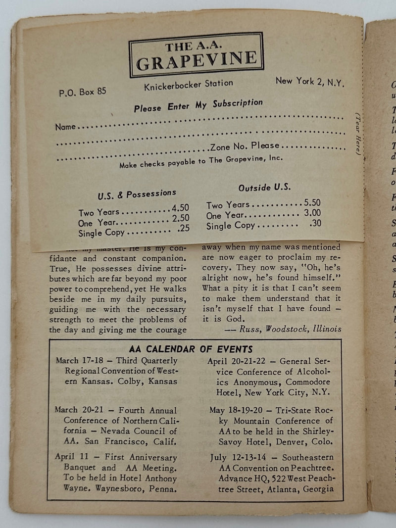 AA Grapevine - March 1951