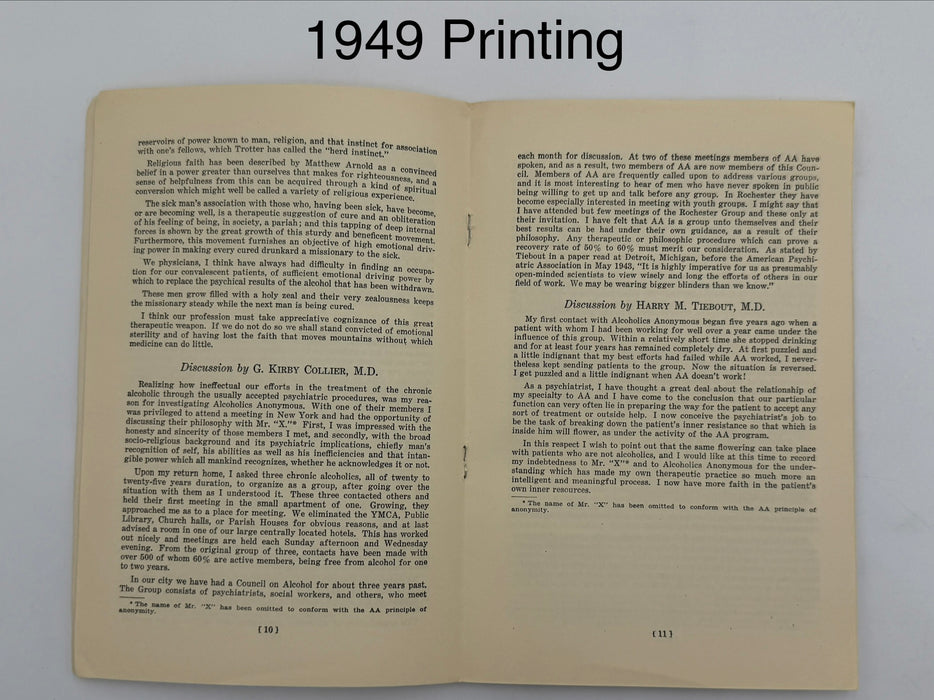 Medicine Looks at Alcoholics Anonymous — 4-Pamphlet Edition Set (1944 / 1946 / 1949 / 1953)