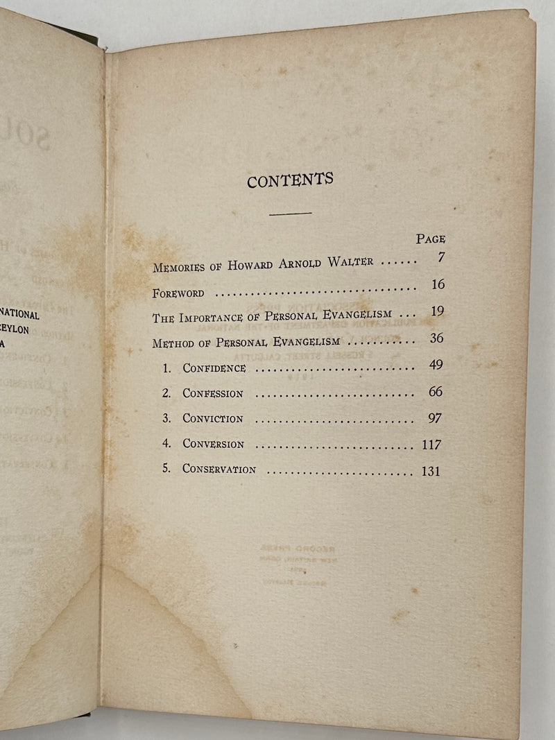 Soul Surgery by H.A. Walter - 2nd Edition from 1921 - Oxford Group