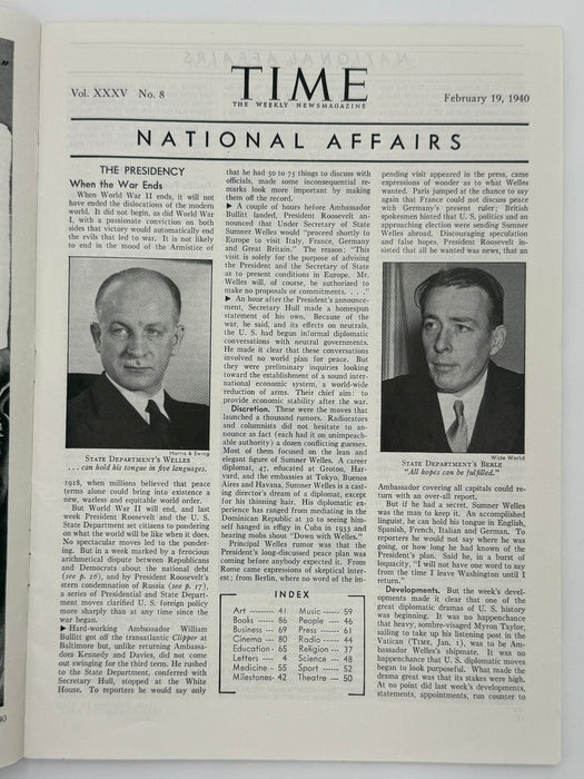 Time Magazine from February 1940 - Alcoholics Anonymous Rockefeller Dinner