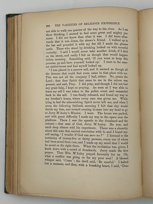 Varieties of Religious Experience by William James - First Printing from 1902 West Coast Collection