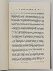 Bill W. by Francis Hartigan - First Printing from 2000 Recovery Collectibles