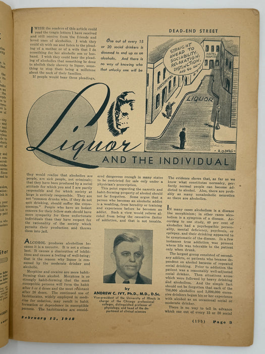 The Christian Advocate — Temperance Issue (February 12, 1948)