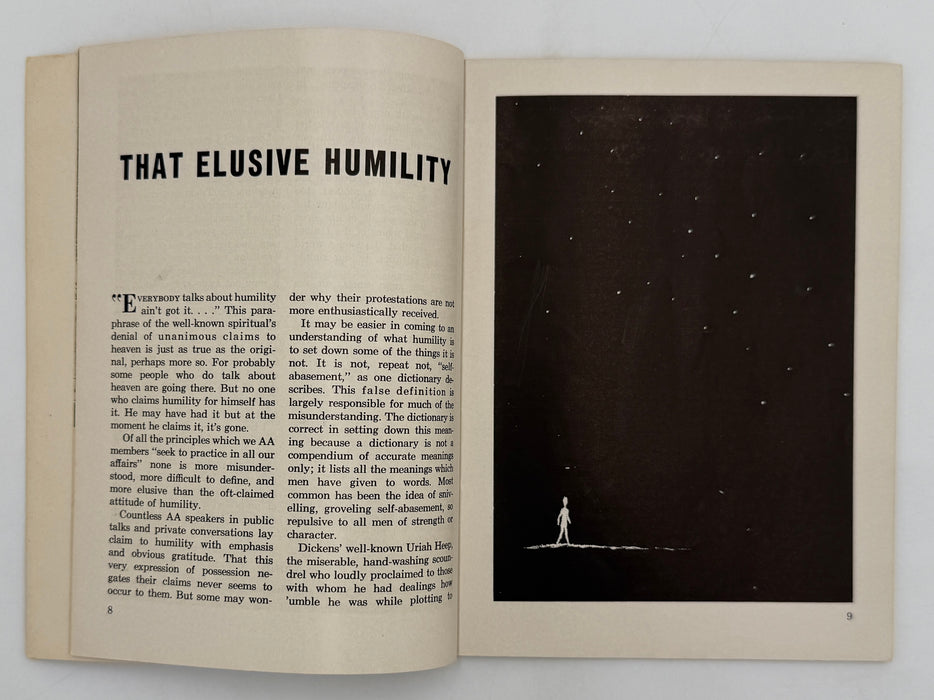 AA Grapevine from November 1958 - Traditions Month