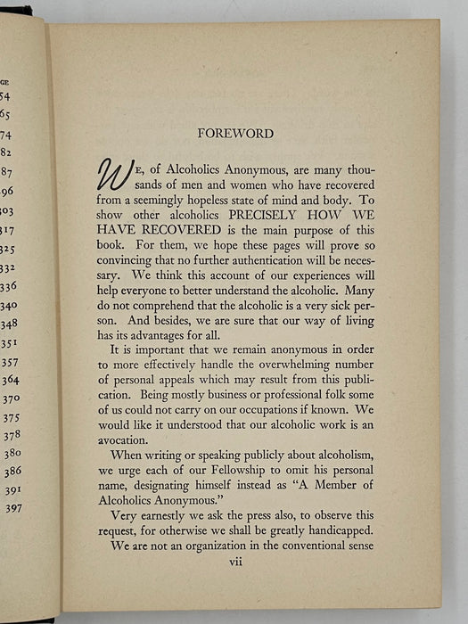 Alcoholics Anonymous First Edition 14th Printing from 1951 - ODJ