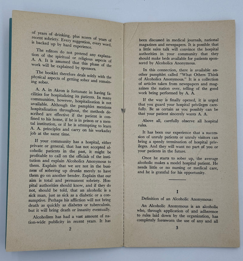 AKRON MANUAL for Alcoholics Anonymous - King School Group - 2nd Edition