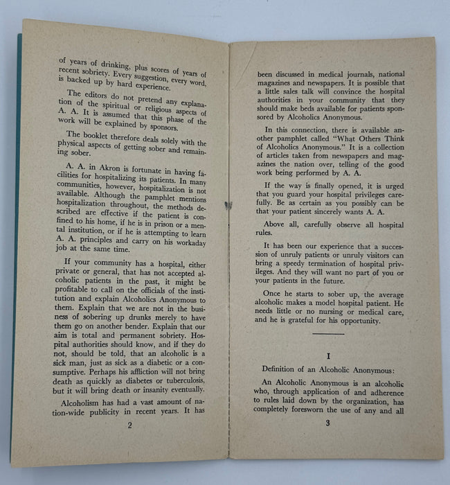 AKRON MANUAL for Alcoholics Anonymous - King School Group - 2nd Edition