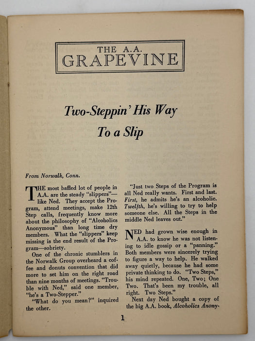 AA Grapevine from April 1949
