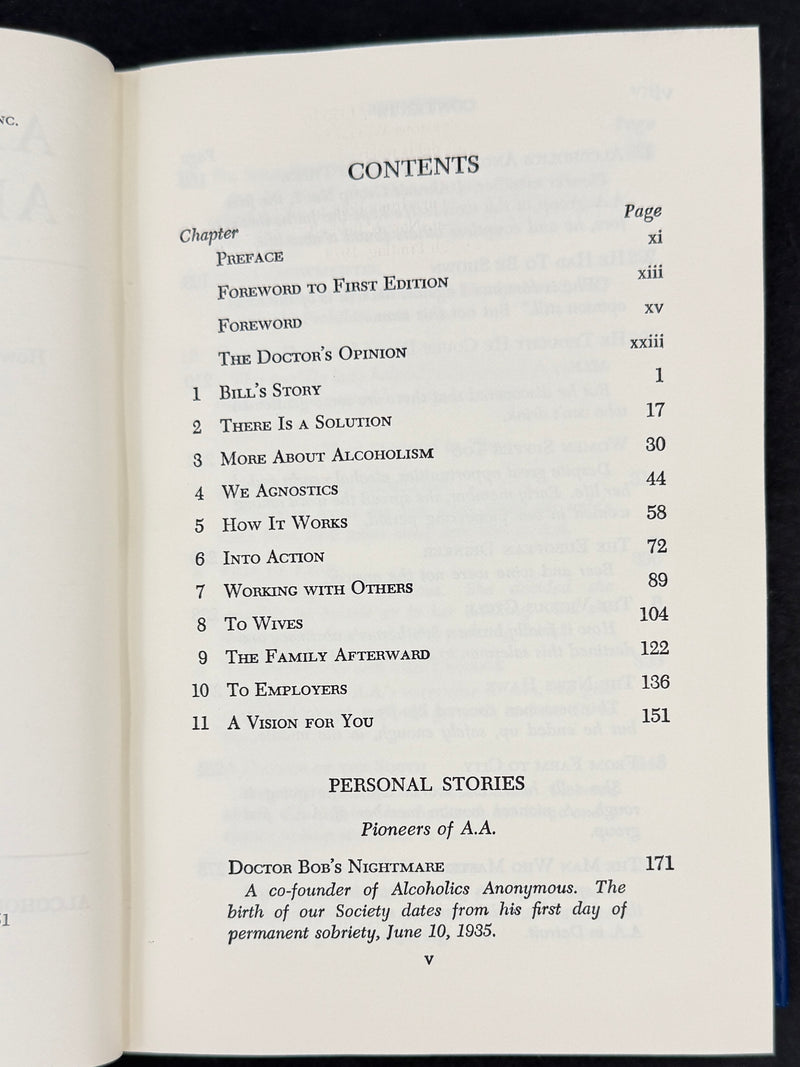 Alcoholics Anonymous — Second Edition, Sixteenth Printing (1974)