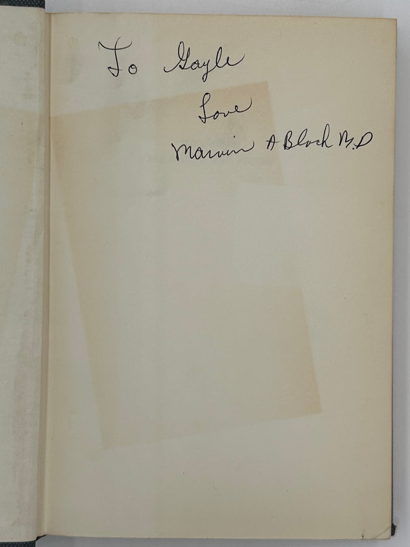 Signed - ALCOHOLISM: Its Facets and Phases by MARVIN A. BLOCK, M.D.