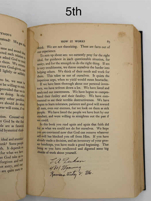 First Edition package of 3 books: 2nd, 5th, & 8th Printing