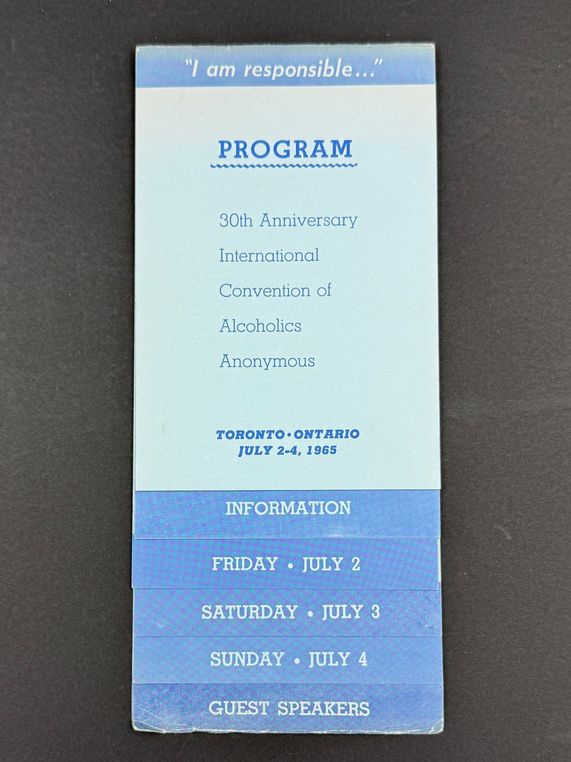 1965 Alcoholics Anonymous 30th Anniversary International Convention Collection