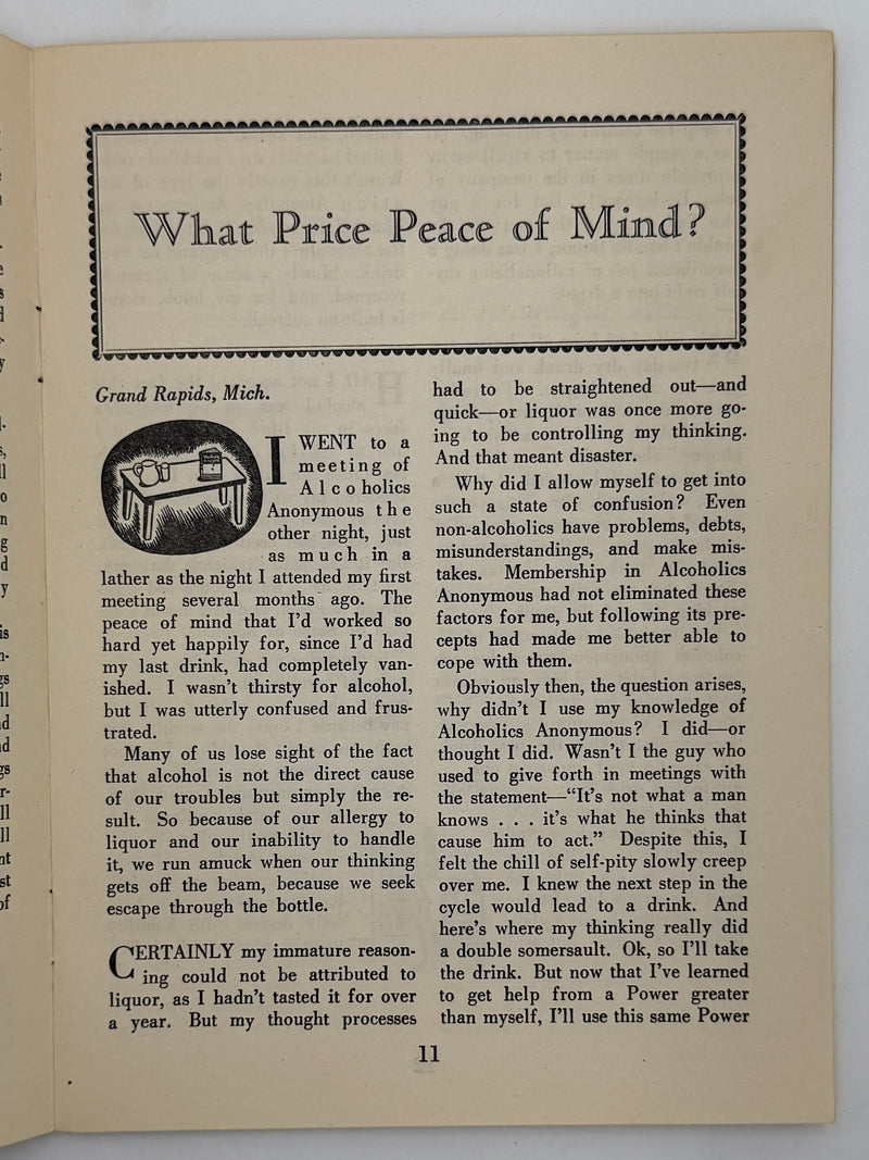 AA Grapevine from March 1949