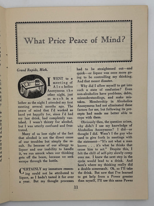 AA Grapevine from March 1949