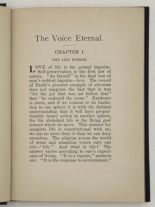 Signed - The Voice Eternal by Thomas Parker Boyd
