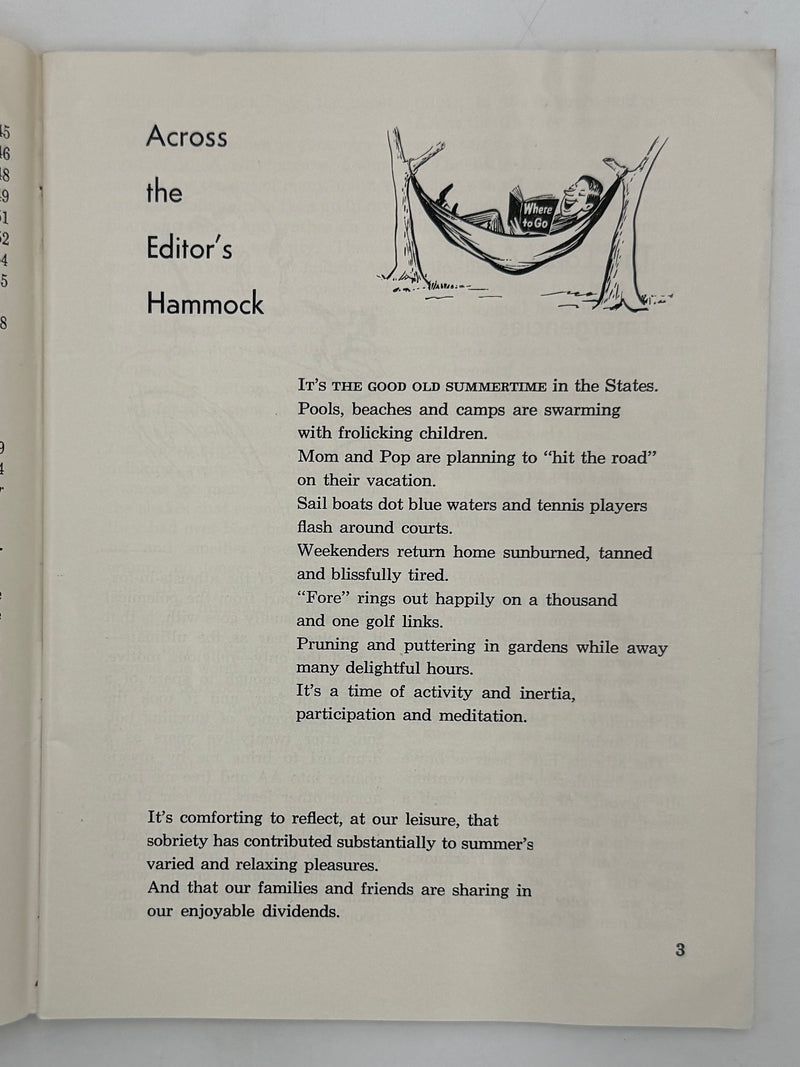 AA Grapevine from July 1958