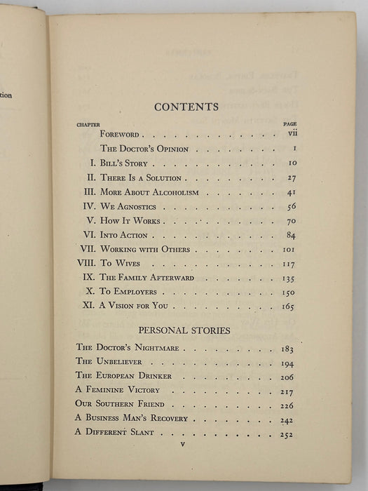 Alcoholics Anonymous First Edition 13th Printing from 1950 - ODJ