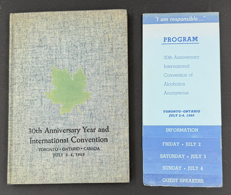 1965 Alcoholics Anonymous 30th Anniversary International Convention Collection