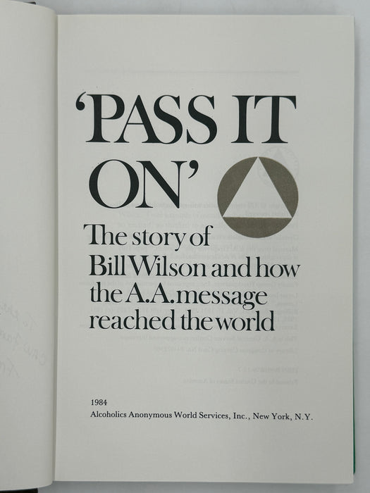 Pass It On - First Printing from 1984 - ODJ