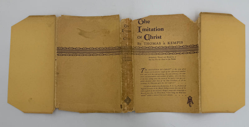 The Imitation of Christ BY THOMAS A KEMPIS - 1926 - ODJ