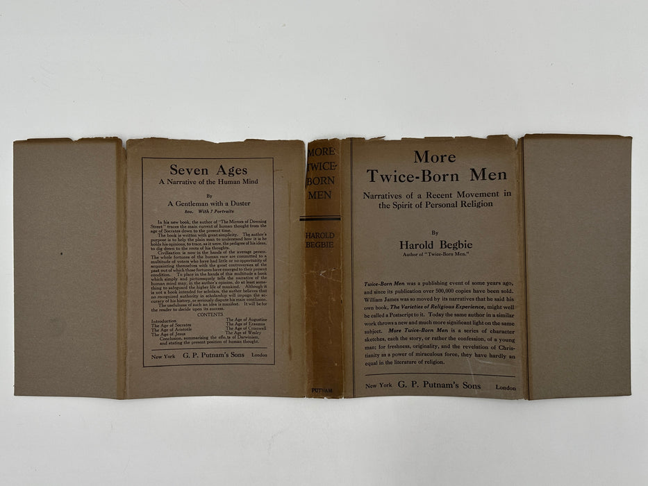 More Twice Born Men by Harold Begbie from 1923 - with the original dust jacket West Coast Collection