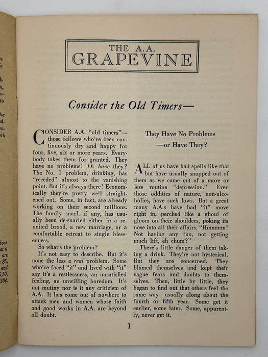 AA Grapevine from June 1949