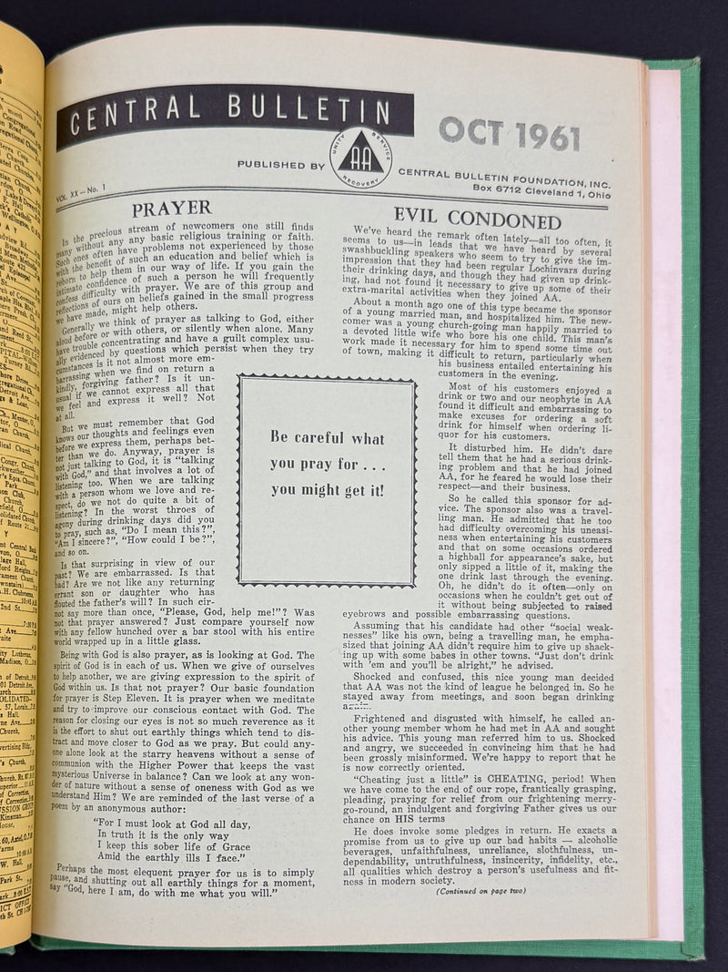 The Cleveland Central Bulletin Collection — Original Bound Volumes, 1942–1962