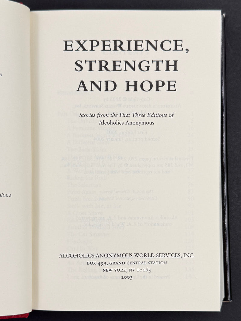 Alcoholics Anonymous History Collection — Four Conference-Approved Books with Original Dust Jackets