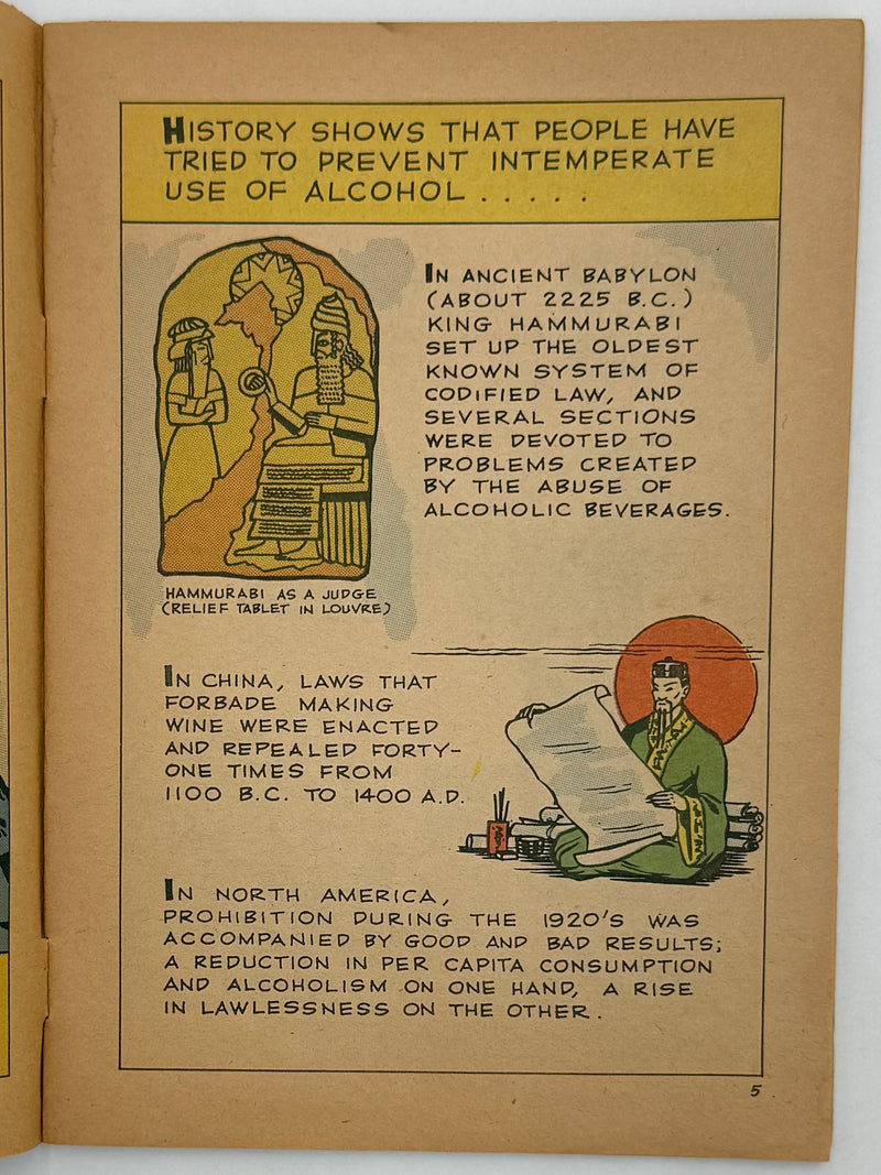 “It’s Best to Know” - about alcohol - Pamphlet