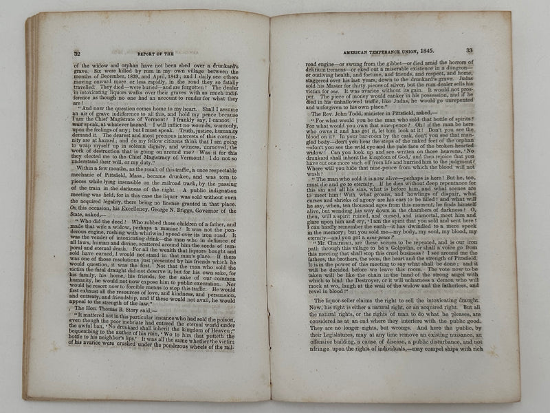 Report of the Executive Committee of the American Temperance Union - 1845