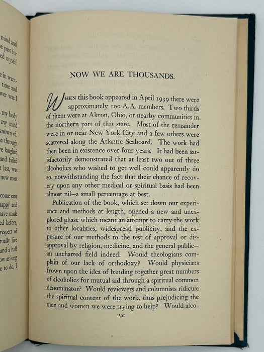 Alcoholics Anonymous First Edition 14th Printing from 1951 - ODJ
