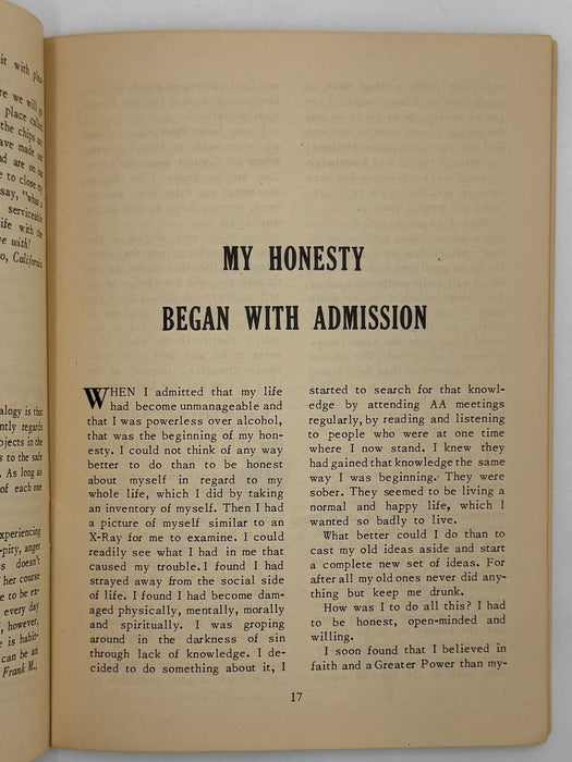 AA Grapevine from October 1950 - Far West Issue Recovery Collectibles