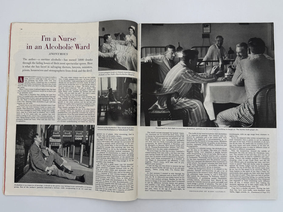 Saturday Evening Post - I’m a Nurse in an Alcoholic Ward - October 1952