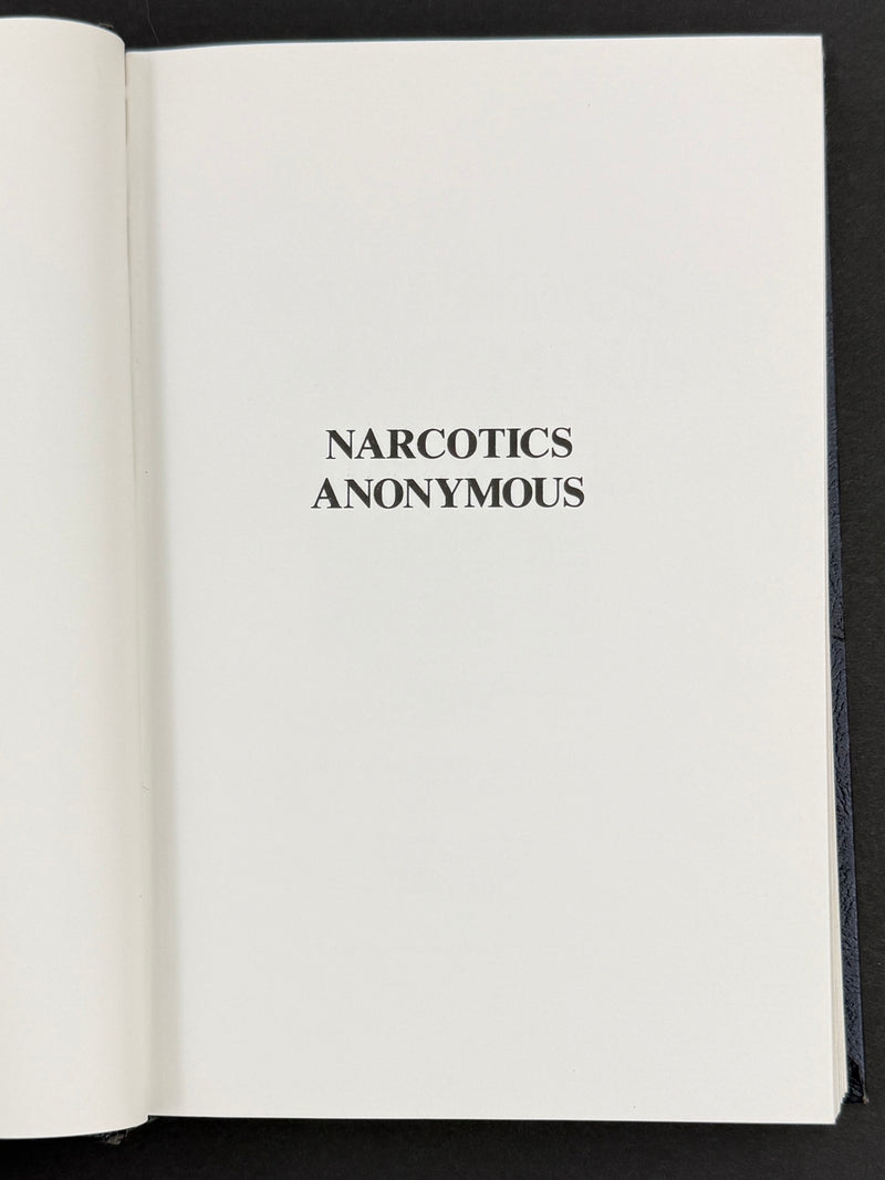 Narcotics Anonymous — Third Edition, Second Printing — February 1985