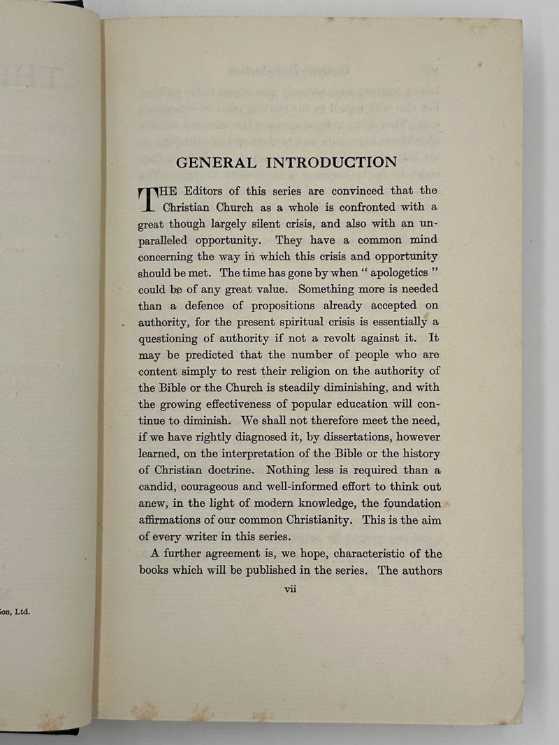 The Person Of Christ by L.W. Grensted - First Printing - ODJ Recovery Collectibles