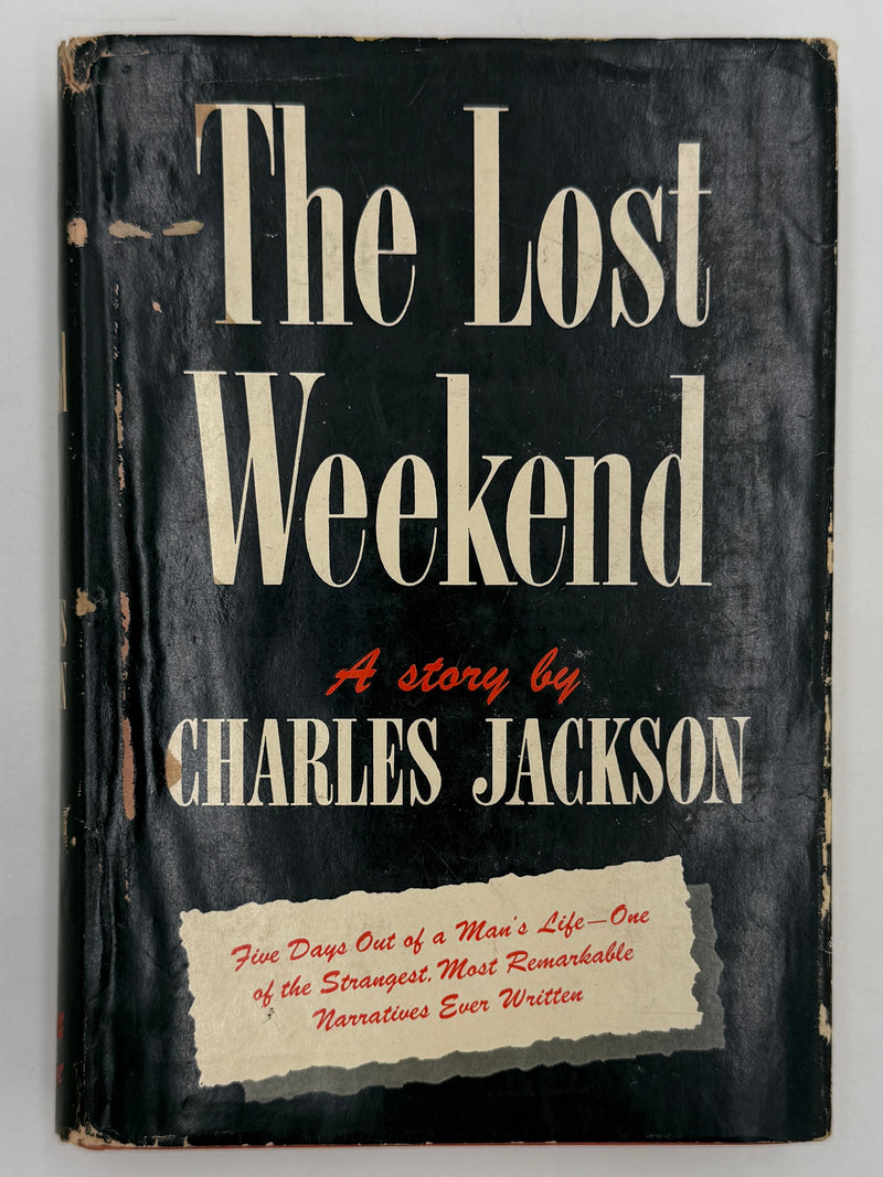 The Lost Weekend — Charles R. Jackson (1944) Signed | Second Large Printing | Original Dust Jacket