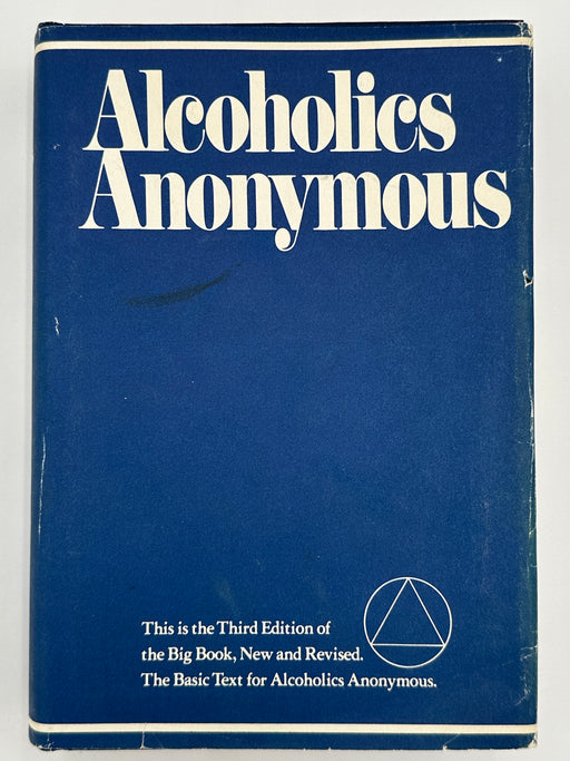 Alcoholics Anonymous Third Edition 1st Printing - 1976, w/ ODJ Recovery Collectibles