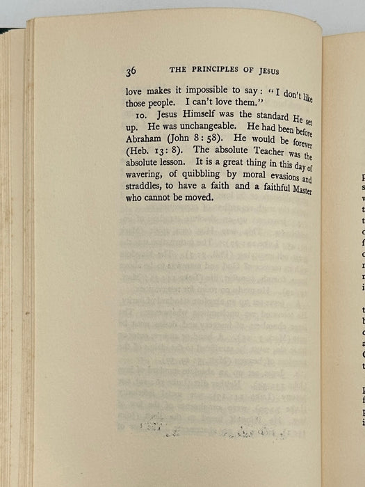 The Principles of Jesus (The Four Absolutes) by Robert E. Speer - 1902