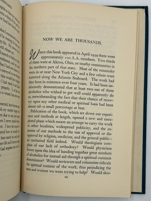 Alcoholics Anonymous First Edition 12th Printing from 1948 - ODJ