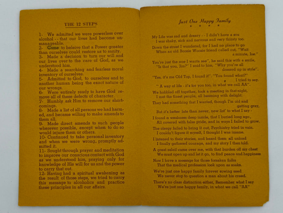 AA — Just One Happy Family