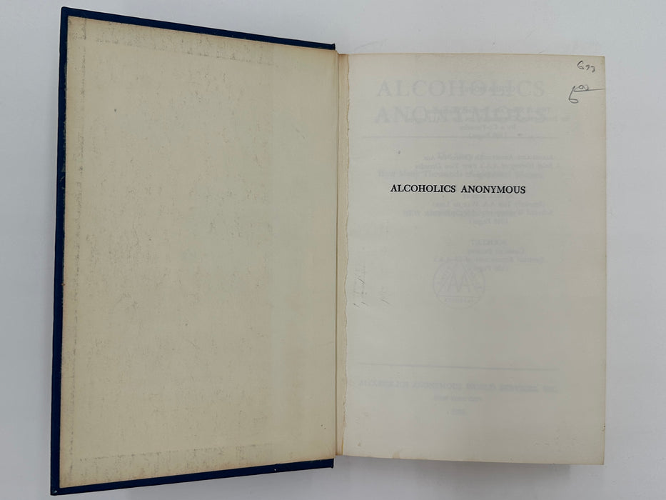 Alcoholics Anonymous Second Edition 16th Printing from 1974 - ODJ