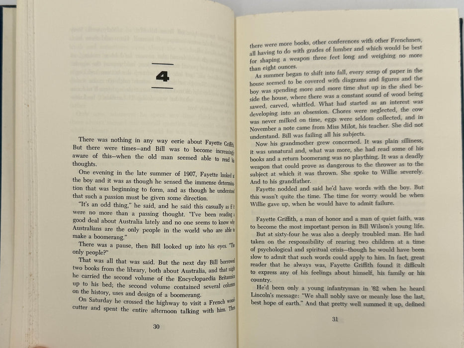 Bill W. by Robert Thomsen - First Printing 1975 - ODJ
