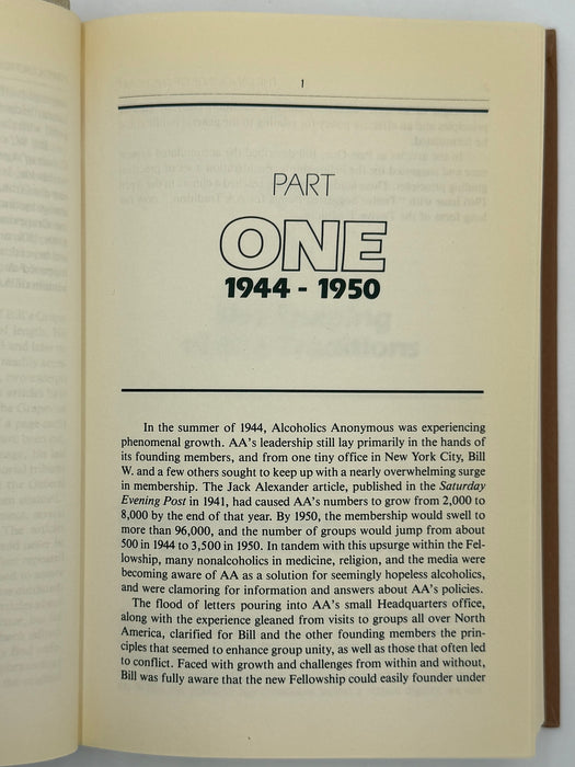 The Language of the Heart: Bill W.’s Grapevine Writings - 3rd Printing 1990 - ODJ