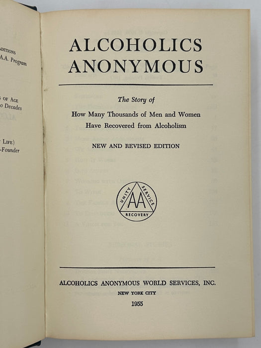 Alcoholics Anonymous Second Edition 12th Printing from 1971 - ODJ