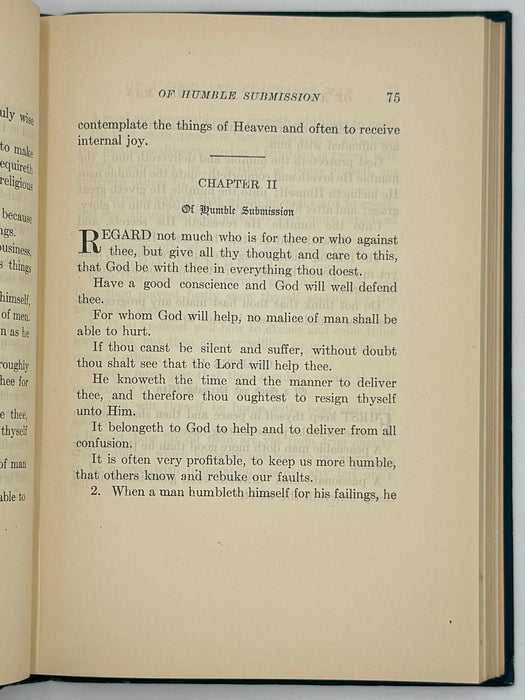 The Imitation of Christ BY THOMAS A KEMPIS - 1926 - ODJ