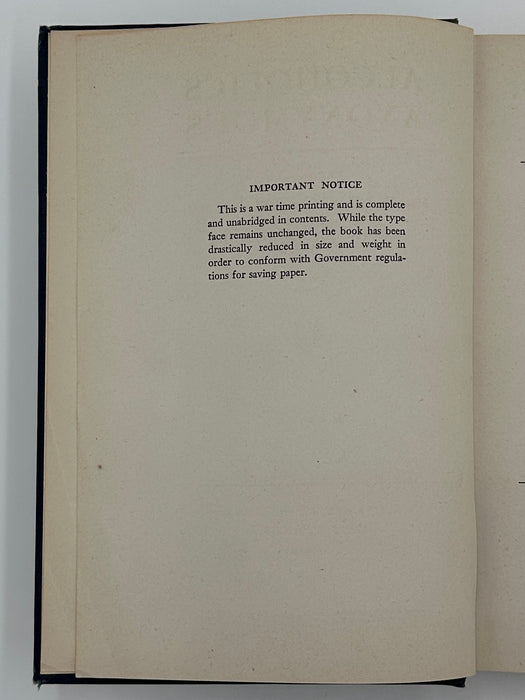 Alcoholics Anonymous Extremely RARE First Edition 7th Printing Big Book from 1945