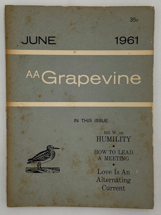 AA Grapevine from June 1961 - Humility for Today by Bill